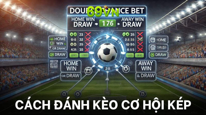 Bạn sẽ có 3 lựa chọn khi tham gia kèo Double Chance